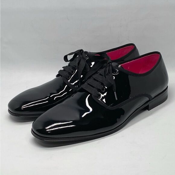 Ferragamo Magic Patent Leather Derby Shoes size 10 main image 13